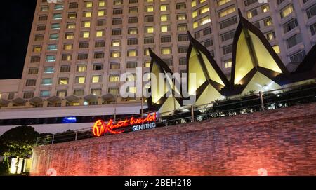 Genting, Malaysia - 9. März 2015: Genting Highlands Resort ist eine integrierte Entwicklung, bestehend aus Hotels, Casinos und einem Themenpark in Pahang, perche Stockfoto