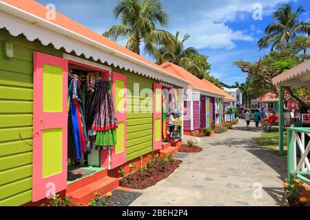 Crafts Alive Market, Road Town, Tortola, Britische Jungferninseln, Karibik Stockfoto
