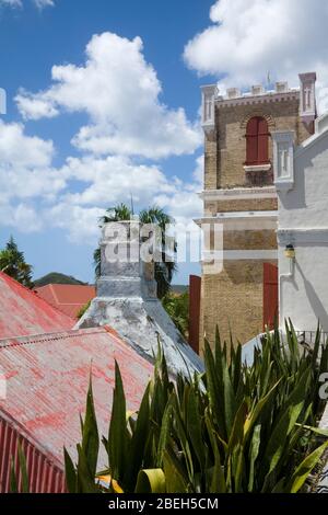 Frederick Lutheran Church, Charlotte Amalie City, St. Thomas Island, USVI, Karibik Stockfoto