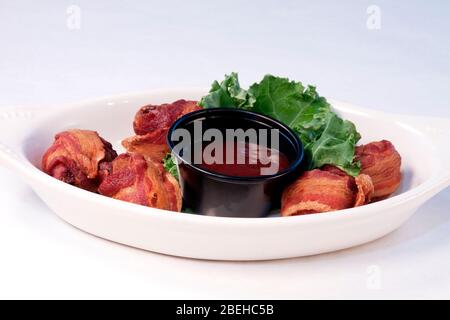 Rumaki in Bacon-Wrapped, von James D Coppinger/Dembinsky Photo Assoc Stockfoto