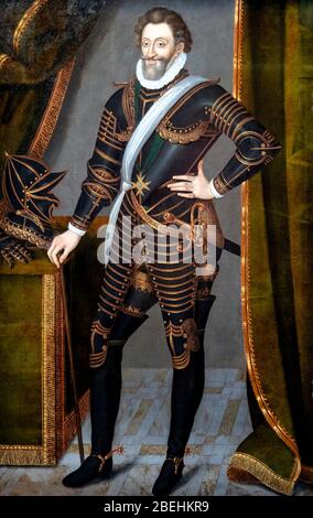 Heinrich IV., König von Frankreich und Navarra von Jacques Boulbene, um 1600 Stockfoto