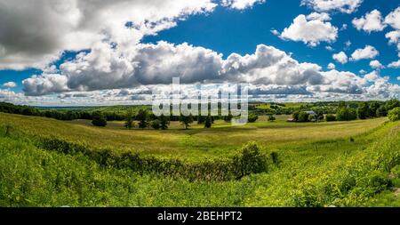 Algonquin Highlands County Cottage Land Vistas Wasserfälle und Flora Fauna Ontario, Kanada Stockfoto