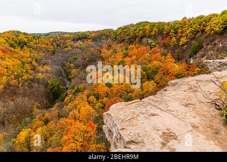 Dundas Valley Niagara Escarpment Hamilton Ontario Kanada im Herbst Stockfoto