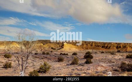 Der Beginn der Monsunzeit oben über der Wüste von Arizona und Black Mountain Stockfoto