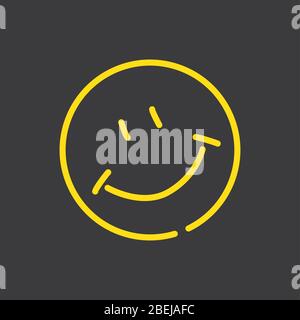 Neon-Symbol, Vektor-Illustration Design. Stock Vektor