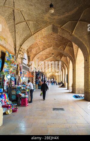 Alter Vakil Basar, Meydan-e Gandj-e Ali Khan Platz, Kerman, Provinz Kerman, Iran Stockfoto