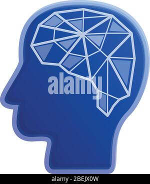 KI-Intelligenz-Symbol. Cartoon von ai Intelligenz Vektor-Symbol für Web-Design isoliert auf weißem Hintergrund Stock Vektor