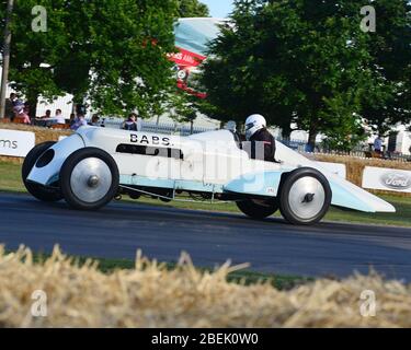 Geraint Owen, Thomas Special, BABS, Goodwood Festival of Speed, 2017, Spitzen Performance, Motorsport-Spiel-Wechsler, Automobile, Autos, besetzte Stockfoto