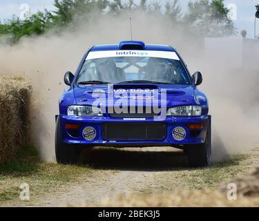 Roger Duckworth, Subaru Impreza WRC, Forest Rally Stage, Goodwood Festival of Speed, 2017, Peaks of Performance, Motorsports Game Changers, automobil Stockfoto