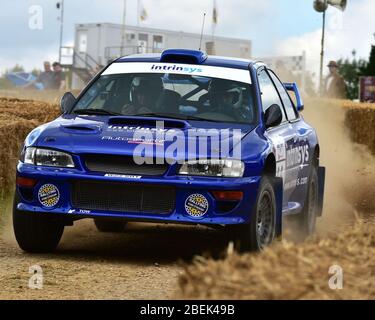 Roger Duckworth, Subaru Impreza WRC, Forest Rally Stage, Goodwood Festival of Speed, 2017, Peaks of Performance, Motorsports Game Changers, automobil Stockfoto