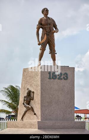 1823 Denkmal in Georgetown Guyana, Südamerika Stockfoto