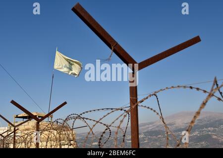 Im Khiam Internierungslager, Khiam, Südlibanon. Stockfoto