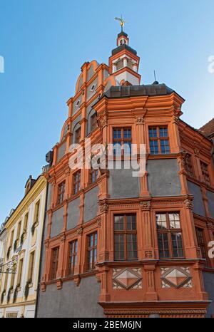 Schönhof Gebäude des Schlesischen Museums Görlitz (Görlitz), Deutschland Stockfoto