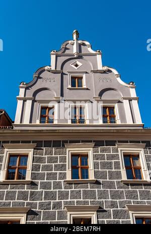 Renaissancehaus in der Peterstraße 7, Görlitz, Sachsen, Deutschland Stockfoto