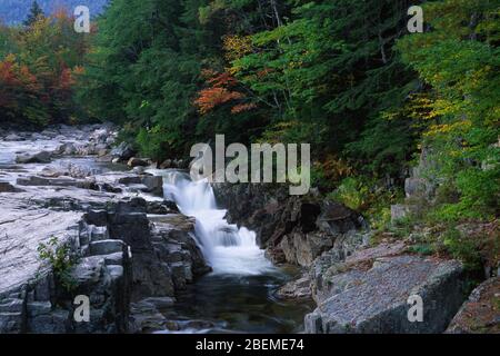 Rocky Gorge, Kancamagus Highway National Scenic Byway, White Mountain National Forest, New Hampshire Stockfoto