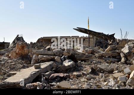 Im befreiten Khiam Internierungslager, Khiam, Südlibanon. Stockfoto