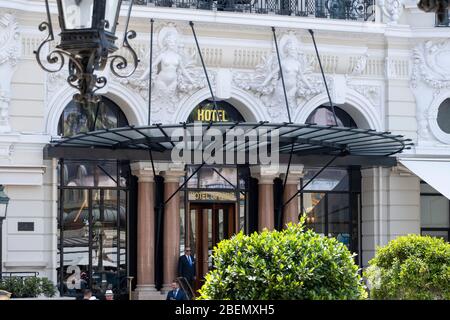 Hotel de Paris in Monte Carlo, Monaco, Europa Stockfoto