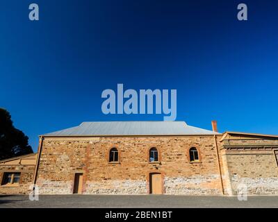 Das Brick Saddleworth Institute wurde 1873 in South Australia gebaut. Stockfoto