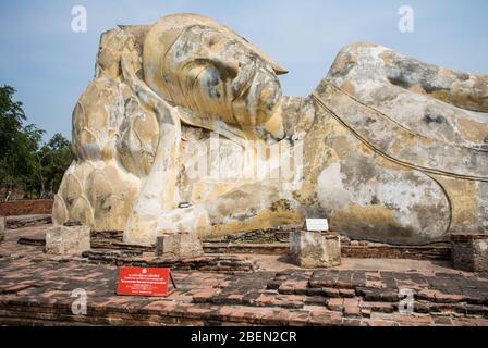 Buddhistische Statuen in Phra Nakhon Si Ayutthaya Thailand Stockfoto