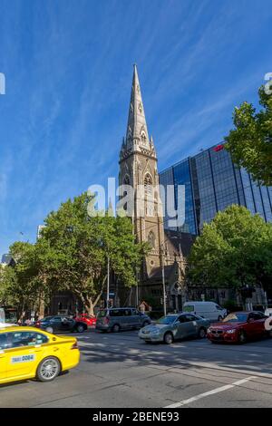 Schotten-Kirche in Melbourne Stockfoto