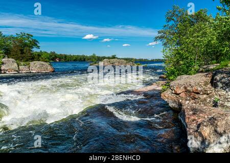 Burleigh Falls Provincial Park Selwyn Peterborough County Ontario Kanada Stockfoto