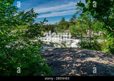 Burleigh Falls Provincial Park Selwyn Peterborough County Ontario Kanada Stockfoto