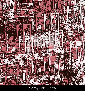 Abstrakter Hintergrund. Psychedelische Textur von Pinselstrichen von farbigen Farbe von verschwommenen Linien und Flecken von verschiedenen Formen und Größen.. Stock Vektor