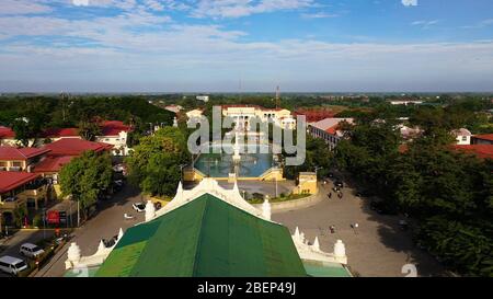 Historische Kolonialstadt im spanischen Stil Vigan. Historische Gebäude in Vigan, Weltkulturerbe von Unesko. Reisekonzept. Stockfoto