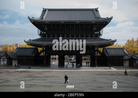 Higashi Hondan-ji Tempel, 754 Tokiwacho, Shimogyo ward, Kyoto, 600-8505, Japan Stockfoto