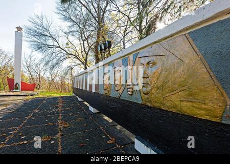 Das 16. Oktober 2019, Foto des Tschernobyl Park Nature Reserve in verlassenen Gebiet in der Ukraine in der Nähe von Tschernobyl Kernkraftwerk, das evakuiert wurde Stockfoto