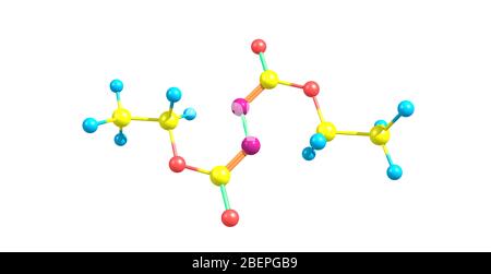 Diethylazodicarboxylat, TOT oder DEADCAT ist eine organische Verbindung mit ungewöhnlichen Namen Stockfoto