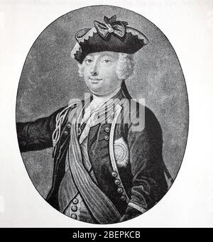 Prinz William August, Herzog von Cumberland, 26. April 1721 - 31. Oktober 1765, war Mitglied des britischen Königshauses und britisch-hanoverischer Kommandant / Prinz Wilhelm August, Herzog von Cumberland, 26. 1721. Bis 31. April. Oktober 1765, war Mitglied des britischen Königshauses und britisch-hannoverscher Heerführer, historisch, digital verbesserte Reproduktion eines Originals aus dem 19. Jahrhundert / digitale Reproduktion einer Originalvorlage aus dem 19. Jahrhundert Stockfoto