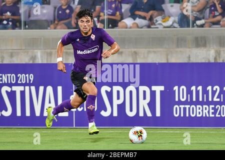 Florenz, Italien. Januar 2020. riccardo sottil (fiorentina) während der ACF Fiorentina Italian Soccer Serie A Saison 2019/20, italienisches Serie A Fußballspiel in Florenz, Italien, 01. Januar 2020 Gutschrift: Unabhängige Fotoagentur/Alamy Live News Stockfoto