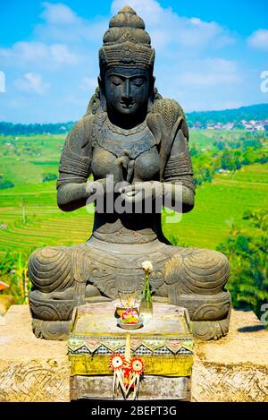 Canang Sari Angebote - Bali - Indonesien Stockfoto