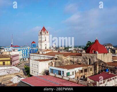 Nuestra Senora De La Merced Kirche, erhöhte Ansicht, Camaguey, Camaguey Provinz, Kuba Stockfoto