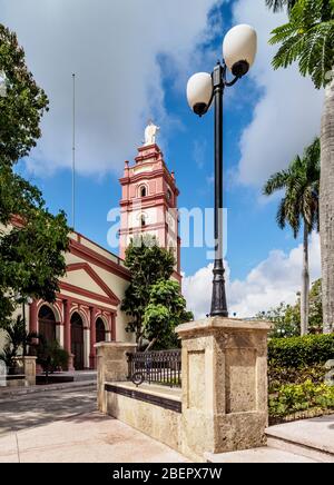 Kathedrale Notre Dame de Candelaria, Ignacio Agramonte Park, Camaguey, Camaguey Provinz, Kuba Stockfoto