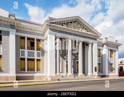 Colegio San Lorenzo, Hauptplatz, Cienfuegos, Provinz Cienfuegos, Kuba Stockfoto