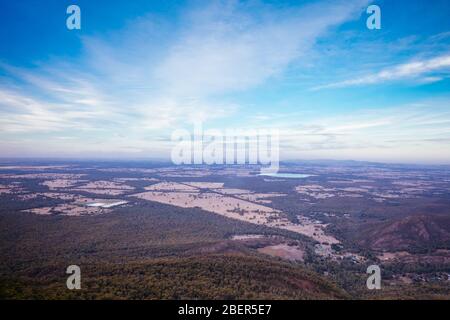 Talblick Vom Boroka Lookout Stockfoto