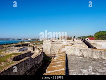 Burg San Severino, Matanzas, Provinz Matanzas, Kuba Stockfoto