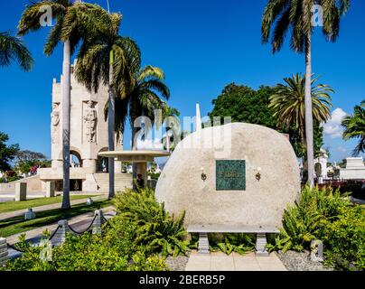 Grab von Fidel Castro, Friedhof Santa Ifigenia, Santiago de Cuba, Provinz Santiago de Cuba, Kuba Stockfoto