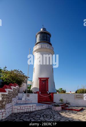 Faro del Morro, Leuchtturm, Santiago de Cuba, Provinz Santiago de Cuba, Kuba Stockfoto