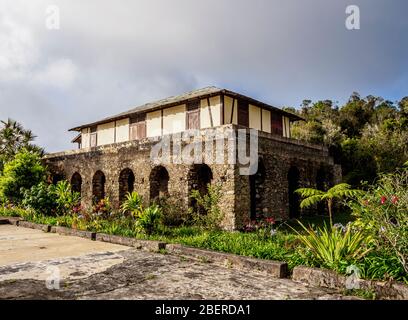 Cafetal La Isabelica, UNESCO-Weltkulturerbe, La Gran Piedra, Provinz Santiago de Cuba, Kuba Stockfoto