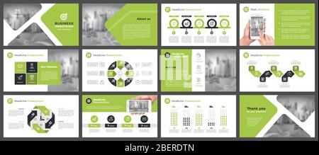 Präsentationsvorlagen, Unternehmen. Elemente von Infografiken für Präsentationsvorlagen. Stock Vektor