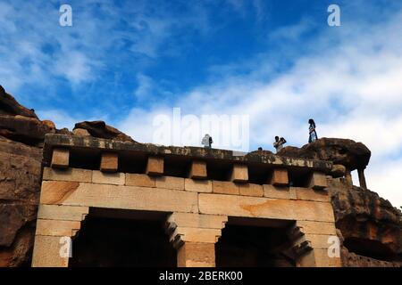 Bhubaneswar, Odisha in Indien am 30. Oktober 2018 - Höhle von Udaygiri in Bhubaneswar in odisha, Indien. Historischer Ort Odisha. Stockfoto