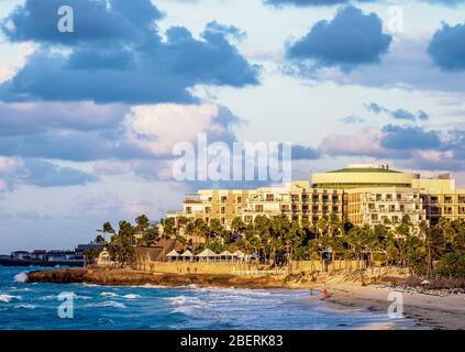 Varadero Küste bei Sonnenuntergang, Provinz Matanzas, Kuba Stockfoto