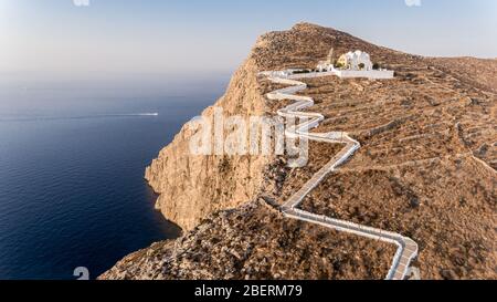 Kirche von Panagia, Folegandros Insel, Kykladen, Griechenland Stockfoto