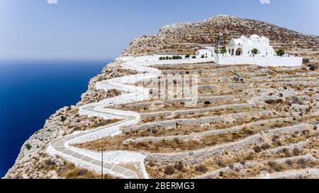 Kirche von Panagia, Folegandros Insel, Kykladen, Griechenland Stockfoto