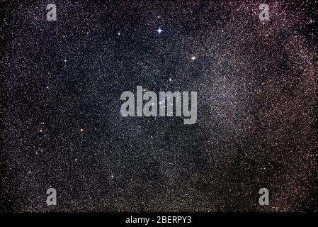 Messier 25, ein heller Sternhaufen im Schütze. Stockfoto