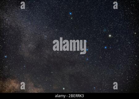 Sternhaufen in Ophiuchus und Serpens. Stockfoto