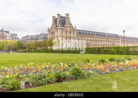 Paris, Frankreich – 9. APRIL 2019: École du Louvre. Hochschule, Paris, Frankreich, Europa Stockfoto